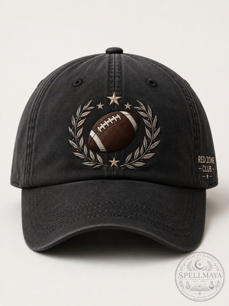American Football Red Zone Club Embroidered Black Baseball Cap Hat 17 American Football Red Zone Club Embroidered Black Baseball Cap Hat