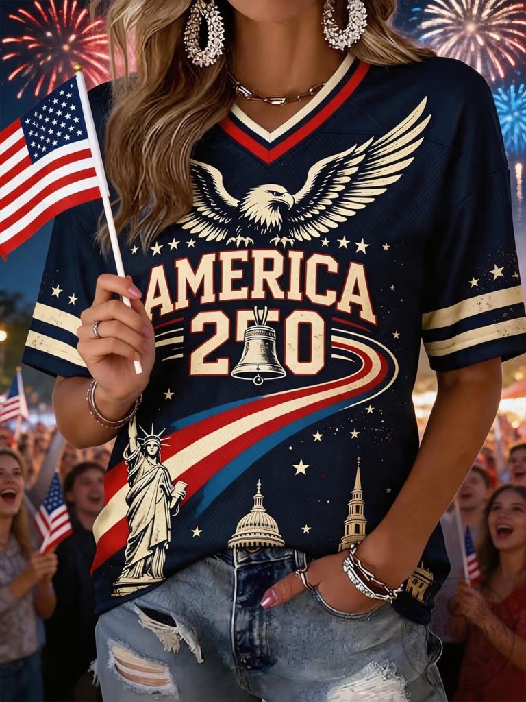 America 250th Anniversary Independence Day Patriotic Eagle T-Shirt 7 America 250th Anniversary Independence Day Patriotic Eagle T-Shirt