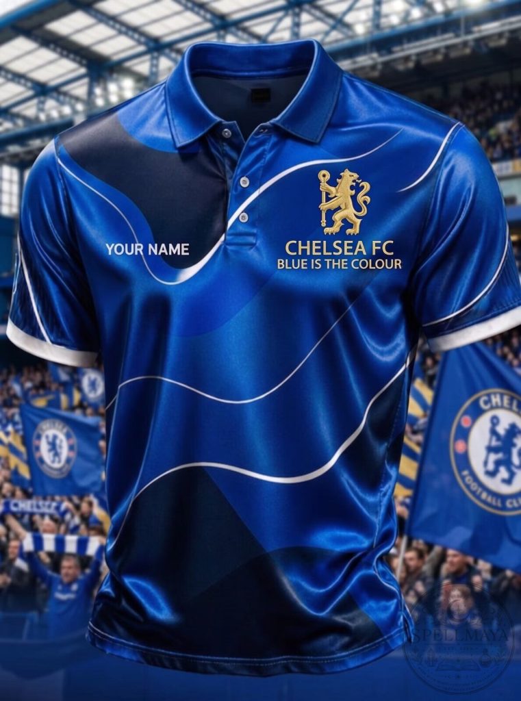 Chelsea Football Club Blue Is The Colour Fan Polo Shirt 15 Chelsea Football Club Blue Is The Colour Fan Polo Shirt