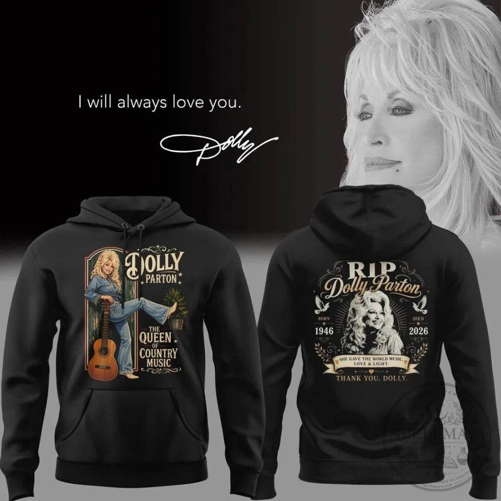Seattle Seahawks | Premium NFL GTA VI T-shirt 31 Dolly Parton The Queen of Country Music RIP 2026 Memorial Black Hoodie