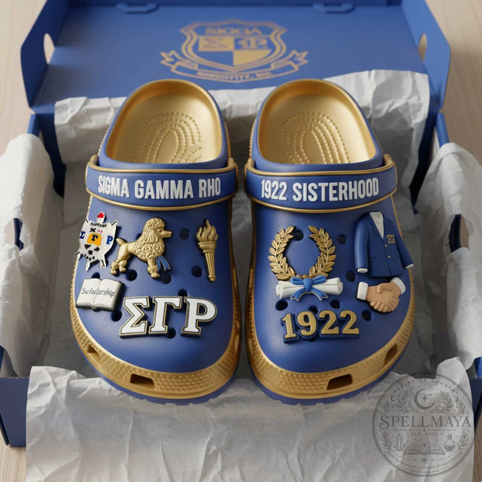 Sigma Gamma Rho 1922 Sisterhood Clogs Shoes