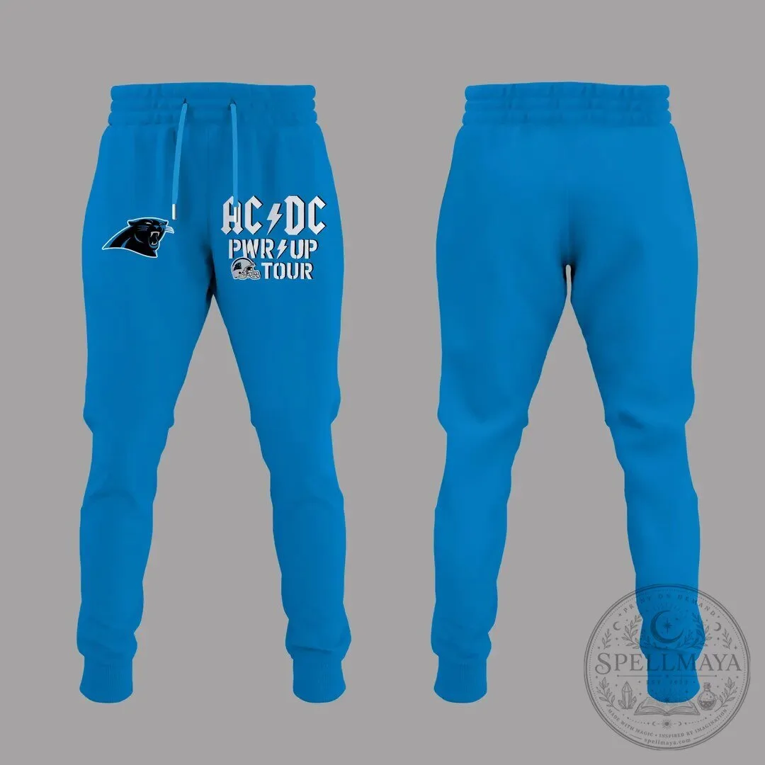 AC/DC Power Up Tour Carolina Panthers Blue Jogger Sweatpants