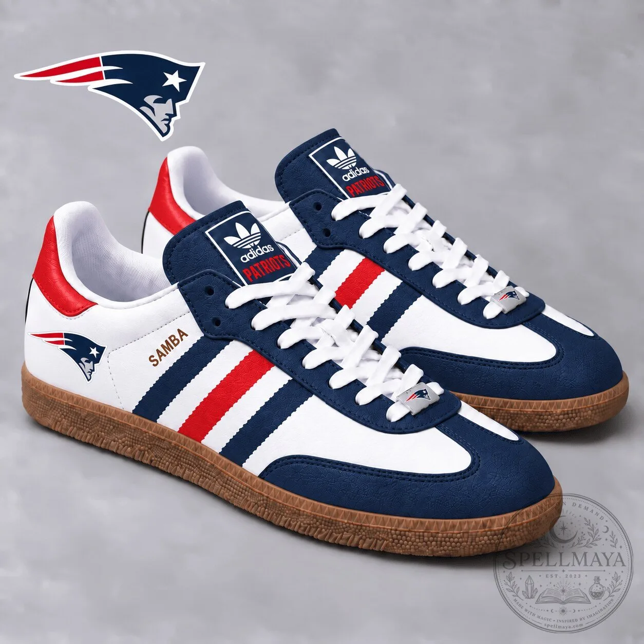 New England Patriots NFL Game Day Samba Shoes