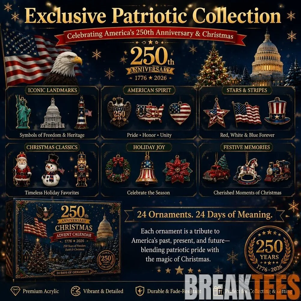 United States of America 250th Anniversary Christmas Advent Calendar 2D 16 United States of America 250th Anniversary Christmas Advent Calendar