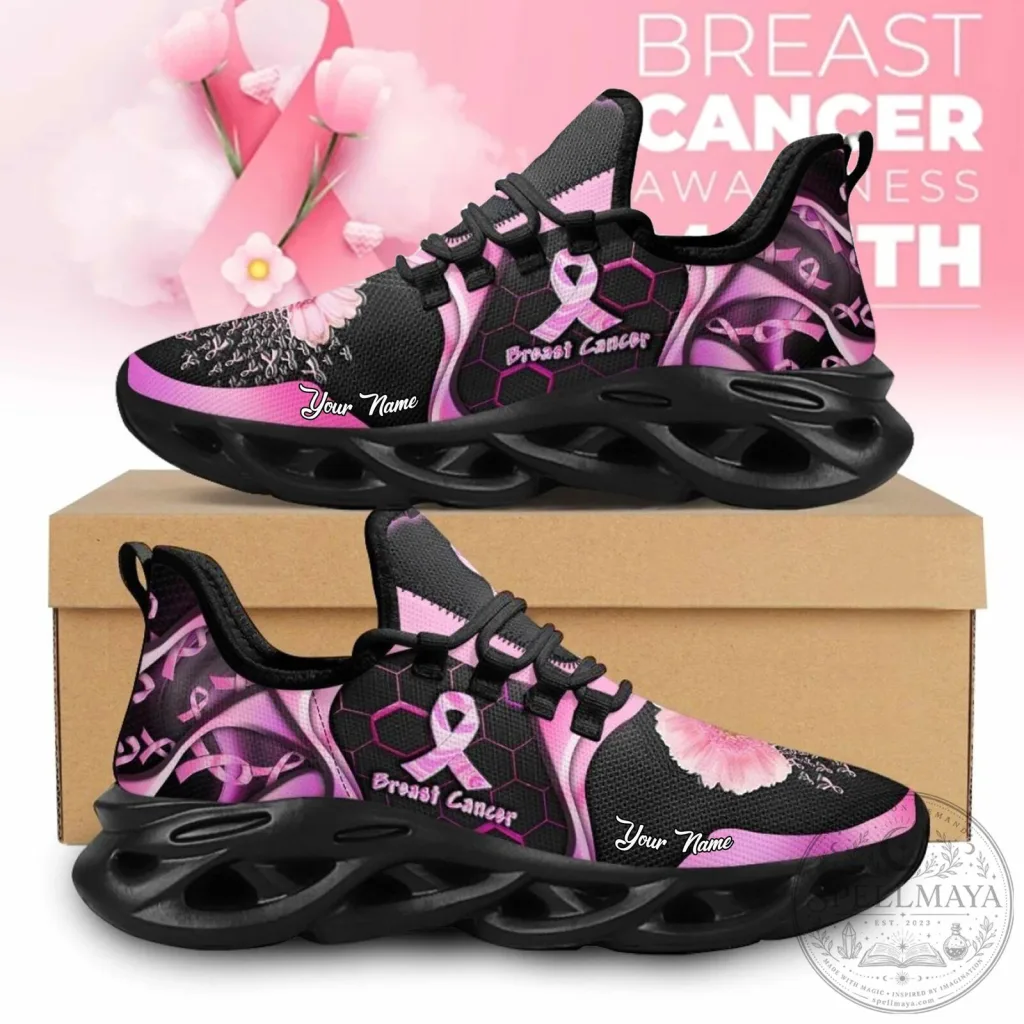 Breast Cancer Awareness Pink Ribbon Personalized Max Soul Shoes Breast Cancer Awareness Pink Ribbon Personalized Max Soul Shoes