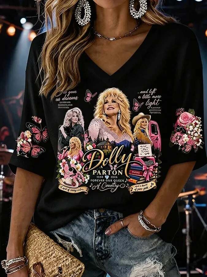 Dolly Parton Forever Our Queen Country Music Commemorative T-Shirt 10 Dolly Parton Forever Our Queen Country Music Commemorative T-Shirt