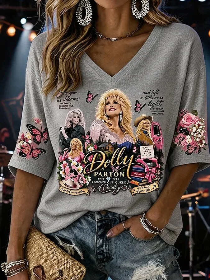Dolly Parton Forever Our Queen Country Music Commemorative T-Shirt 11 Dolly Parton Forever Our Queen Country Music Commemorative T-Shirt
