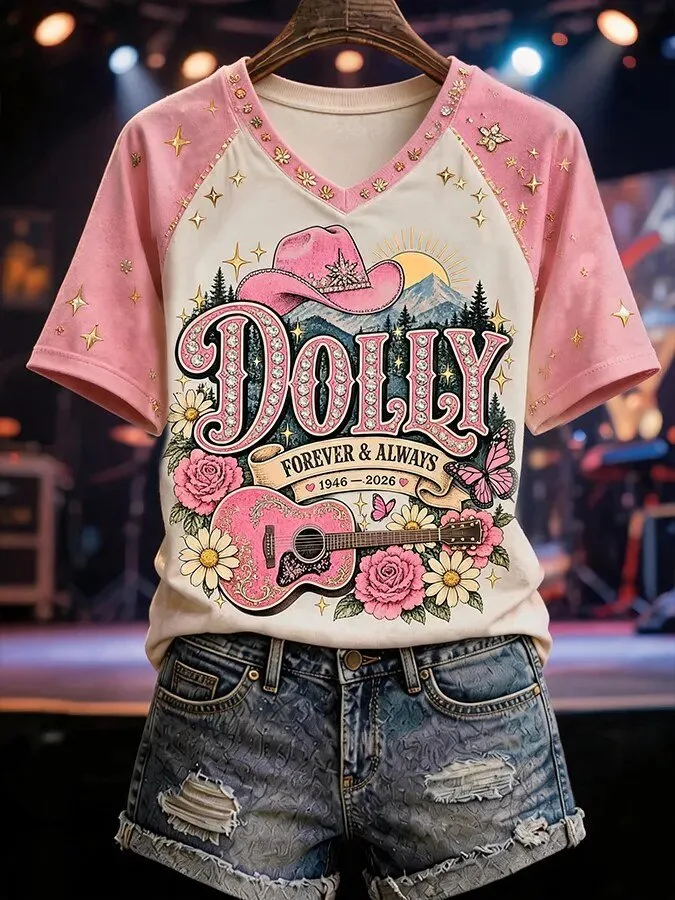 Dolly Parton Forever and Always Commemorative Country Music T-Shirt
