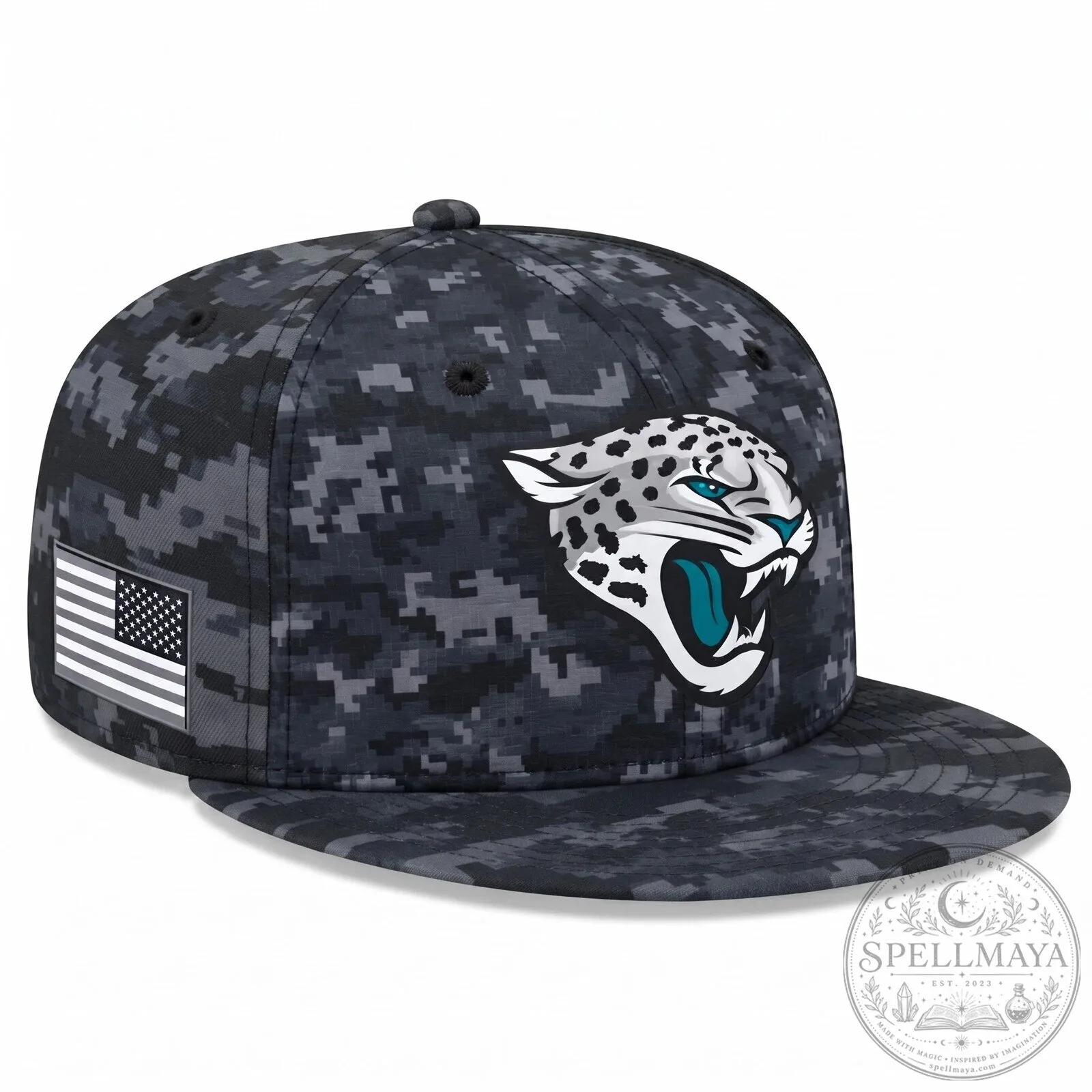 Digital Camouflage Snapback Hat for Jacksonville Jaguars Salute To Service 7 Digital Camouflage Snapback Hat for Jacksonville Jaguars Salute To Service