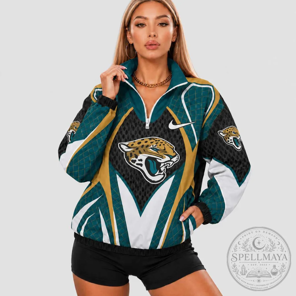 Jacksonville Jaguars National Football League Quarter Zip Pullover Jacket Jacksonville Jaguars National Football League Quarter Zip Pullover Jacket