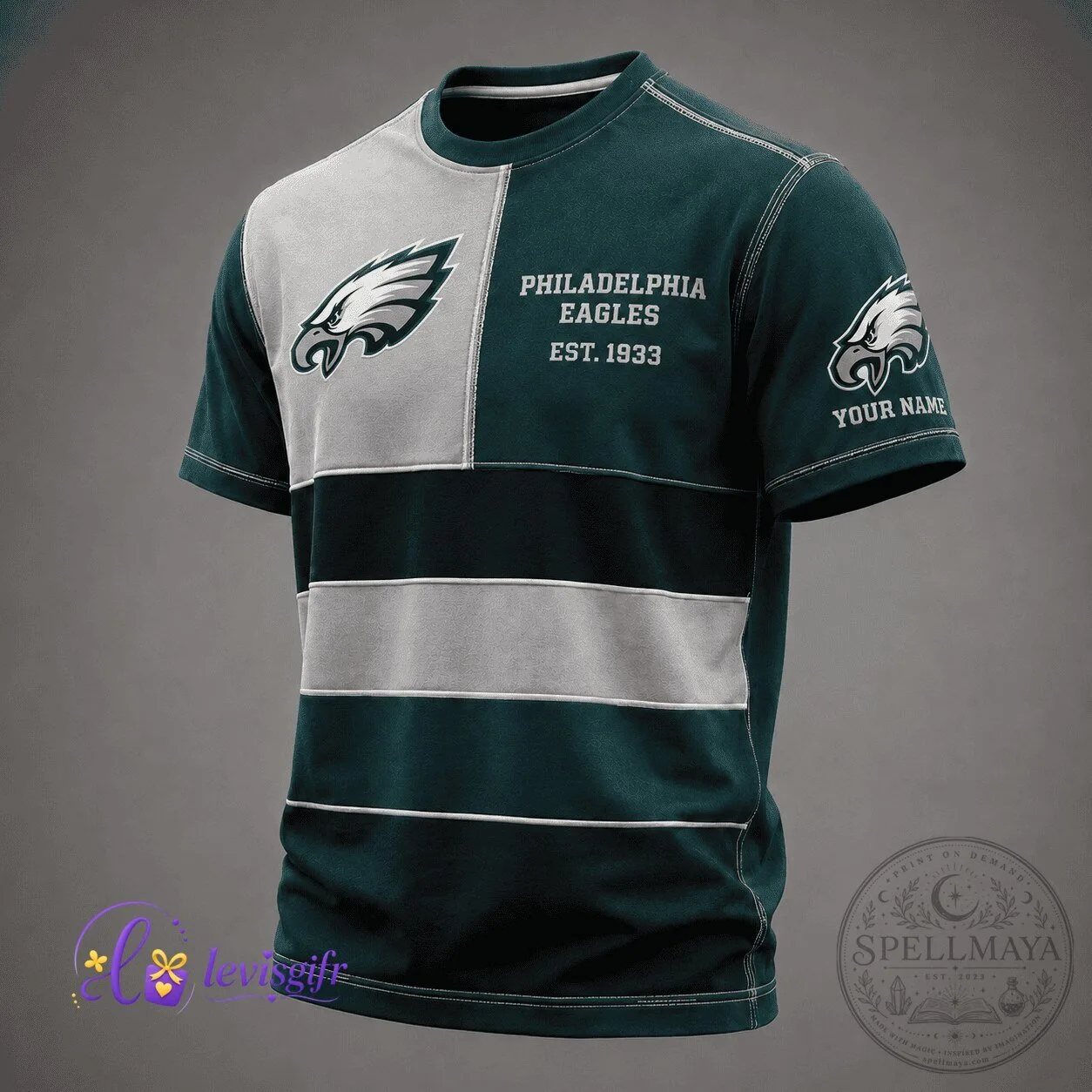 Philadelphia Eagles Fan Shirt Vintage All Over Print T-Shirt for Men and Women 2 Philadelphia Eagles Fan Shirt Vintage All Over Print T-Shirt for Men and Women