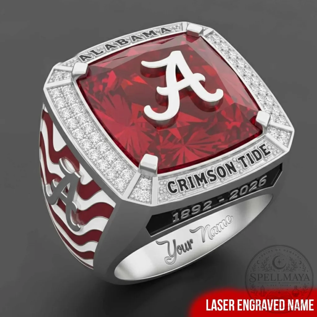 Alabama Crimson Tide University Personalized Championship Ring Alabama Crimson Tide University Personalized Championship Ring