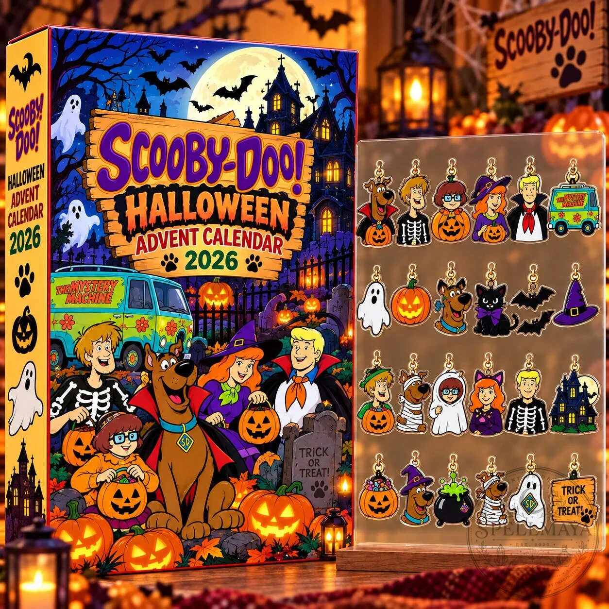 Scooby-Doo Halloween Advent Calendar 2026 with 24 Spooky Charms