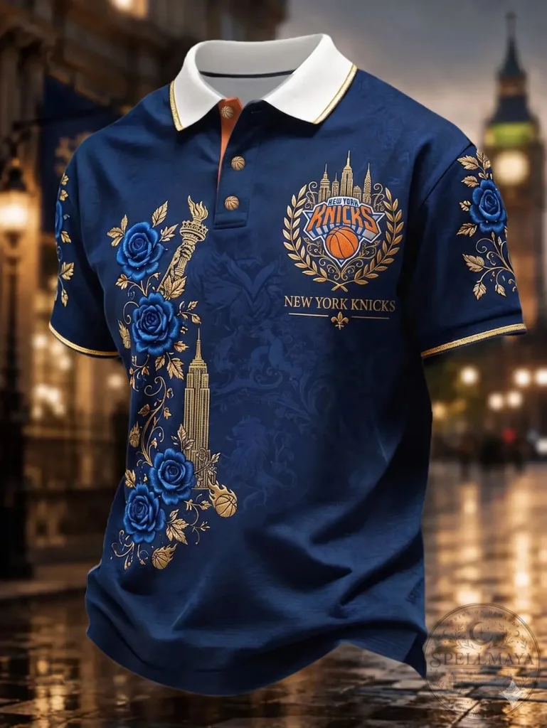 Knicks Basketball Polo Shirt for New York Fans