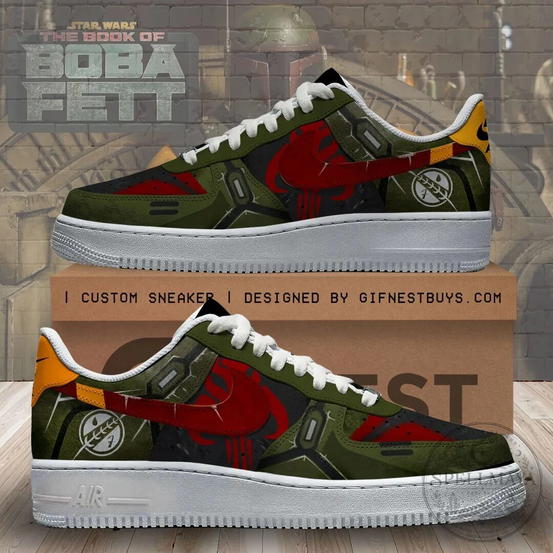 Star Wars The Book of Boba Fett Custom Printed Sneakers Shoes