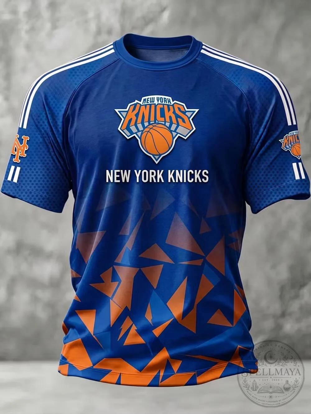 New York Knicks Basketball Fan Shirt, Men's NBA Team Sports Apparel