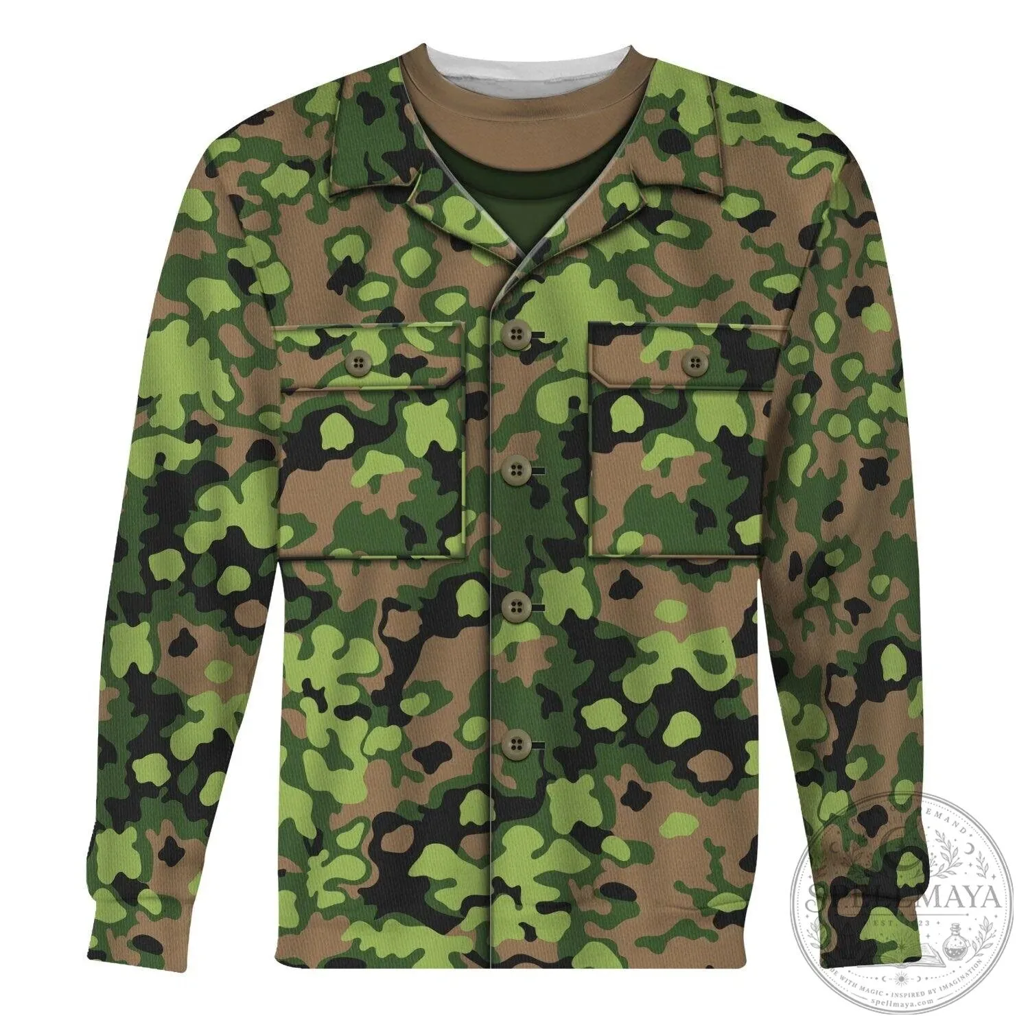 German Army Blurred Edge Camouflage Pattern Hoodie and Pants Set 17 German Army Blurred Edge Camouflage Pattern Hoodie and Pants Set