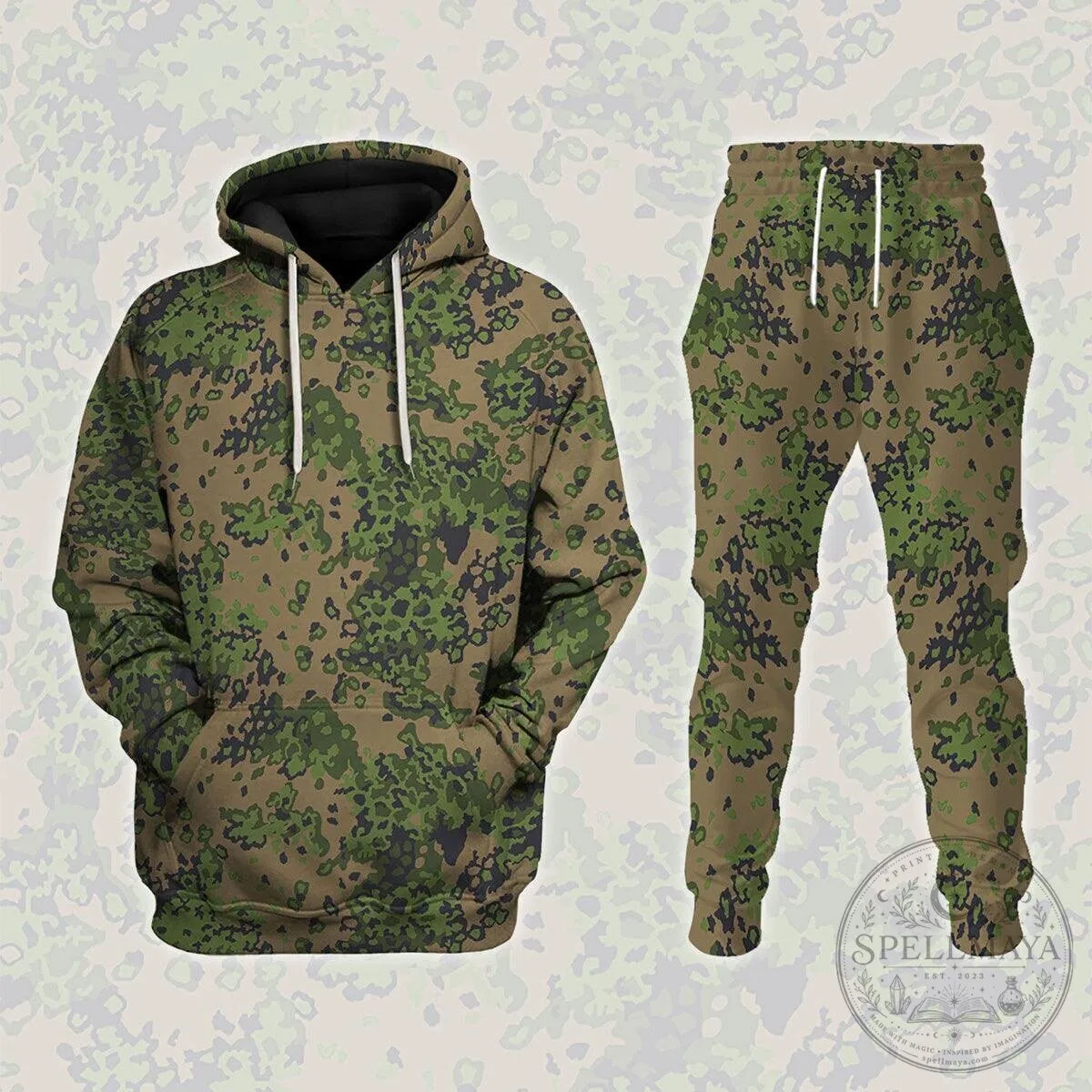 German Waffen Type II M42 Oakleaf Camouflage Hoodie and Pants Set