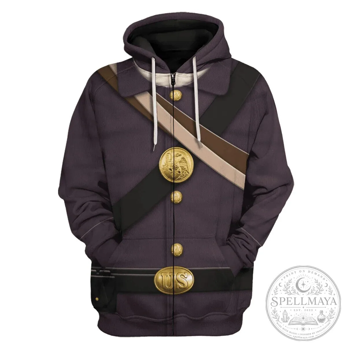 American Civil War Union Army Infantry Private Soldier Uniform Hoodie 22 American Civil War Union Army Infantry Private Soldier Uniform Hoodie