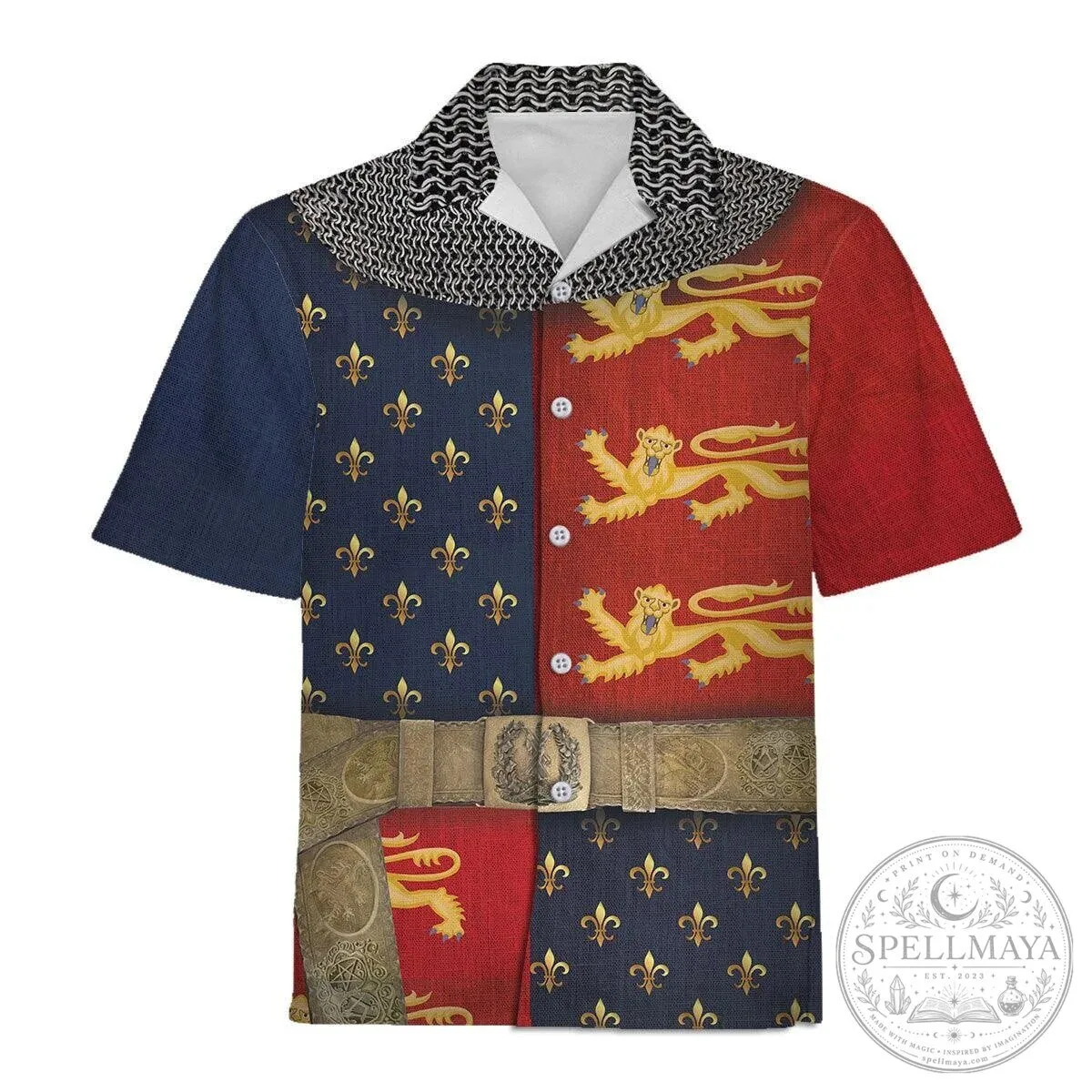 Henry V of England Medieval Knight Armor Costume Hoodie 22 Henry V of England Medieval Knight Armor Costume Hoodie