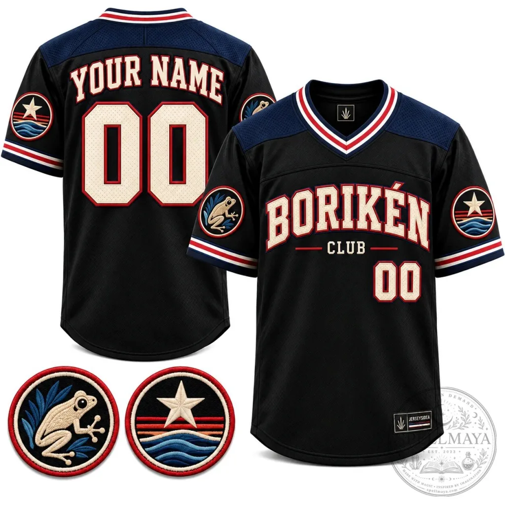 Boriken Coast Club Custom American Football Jersey Boriken Coast Club Custom American Football Jersey