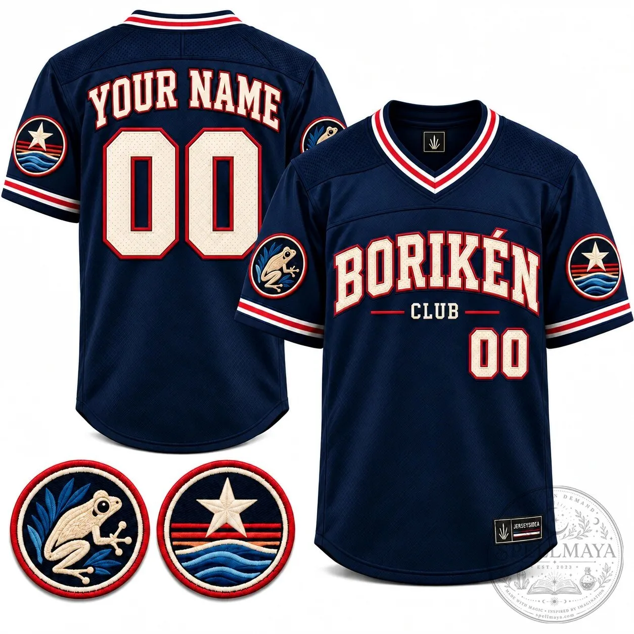 Boriken Coast Club Custom American Football Jersey 9 Boriken Coast Club Custom American Football Jersey