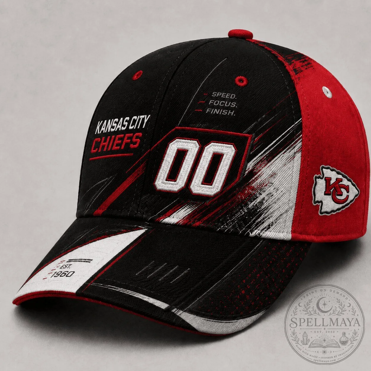 Kansas City Chiefs Match Day Icon Baseball Cap Hat