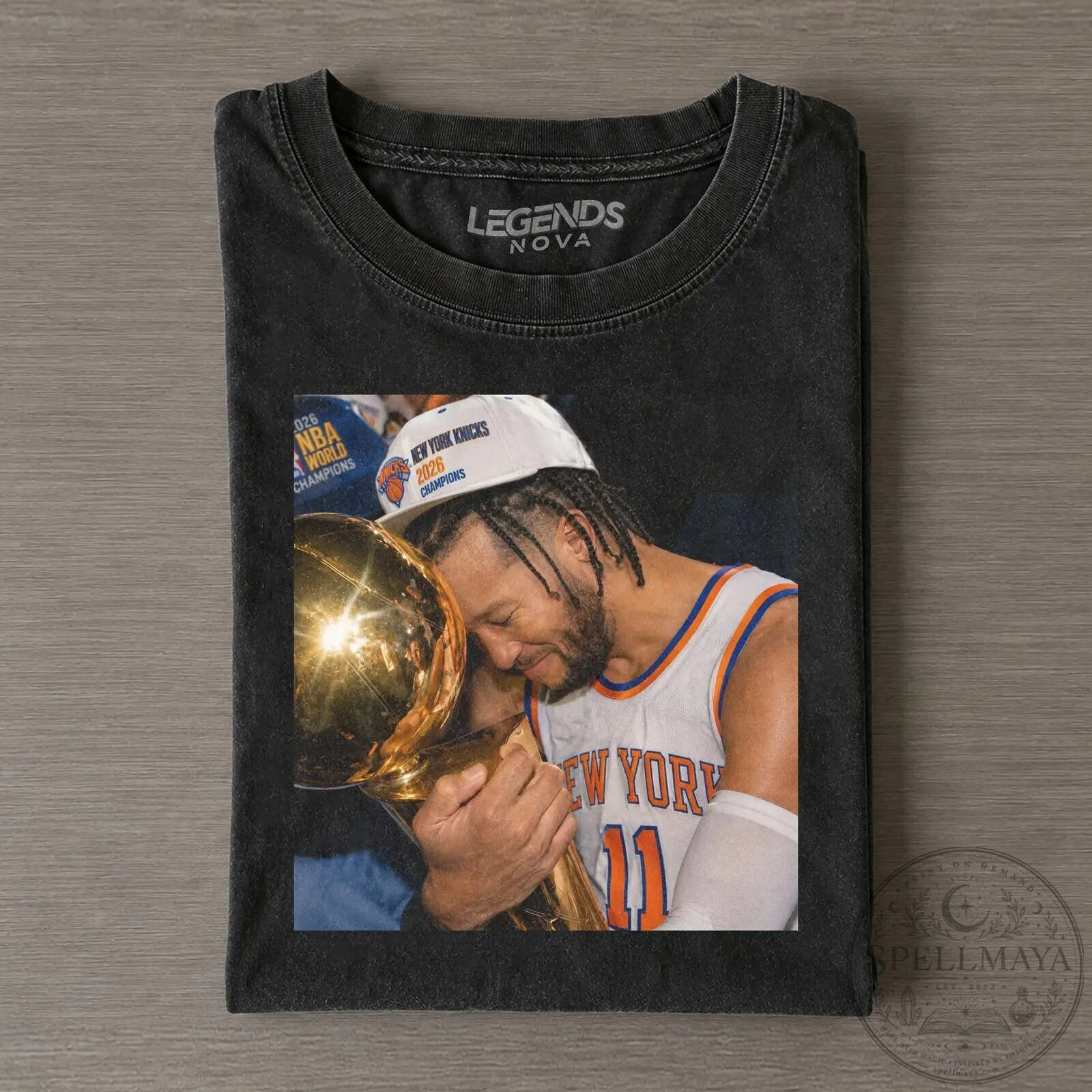 Jalen Brunson New York Knicks 2026 NBA Champions Vintage T-Shirt 5 Jalen Brunson New York Knicks 2026 NBA Champions Vintage T-Shirt