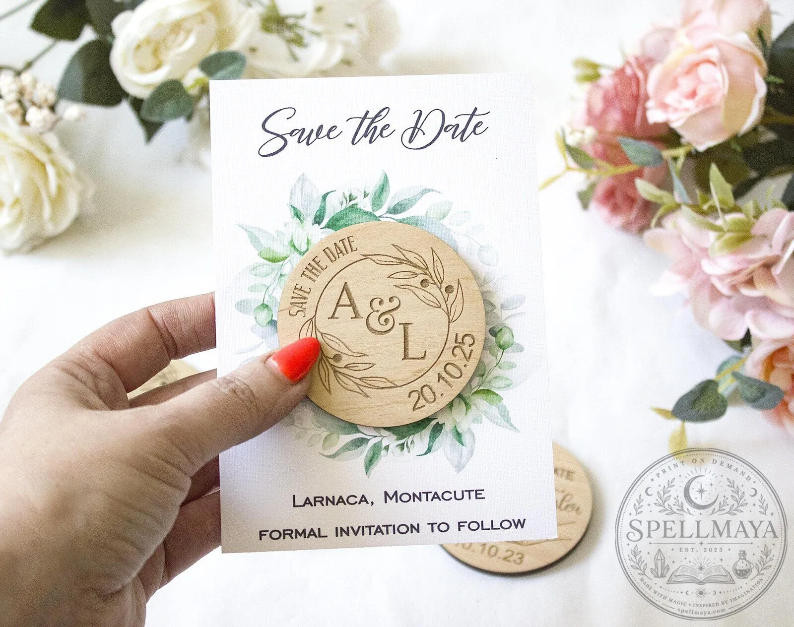 Personalized Save The Date Wedding Favor Magnet Rustic Wooden Custom Invitation 10 Personalized Save The Date Wedding Favor Magnet Rustic Wooden Custom Invitation