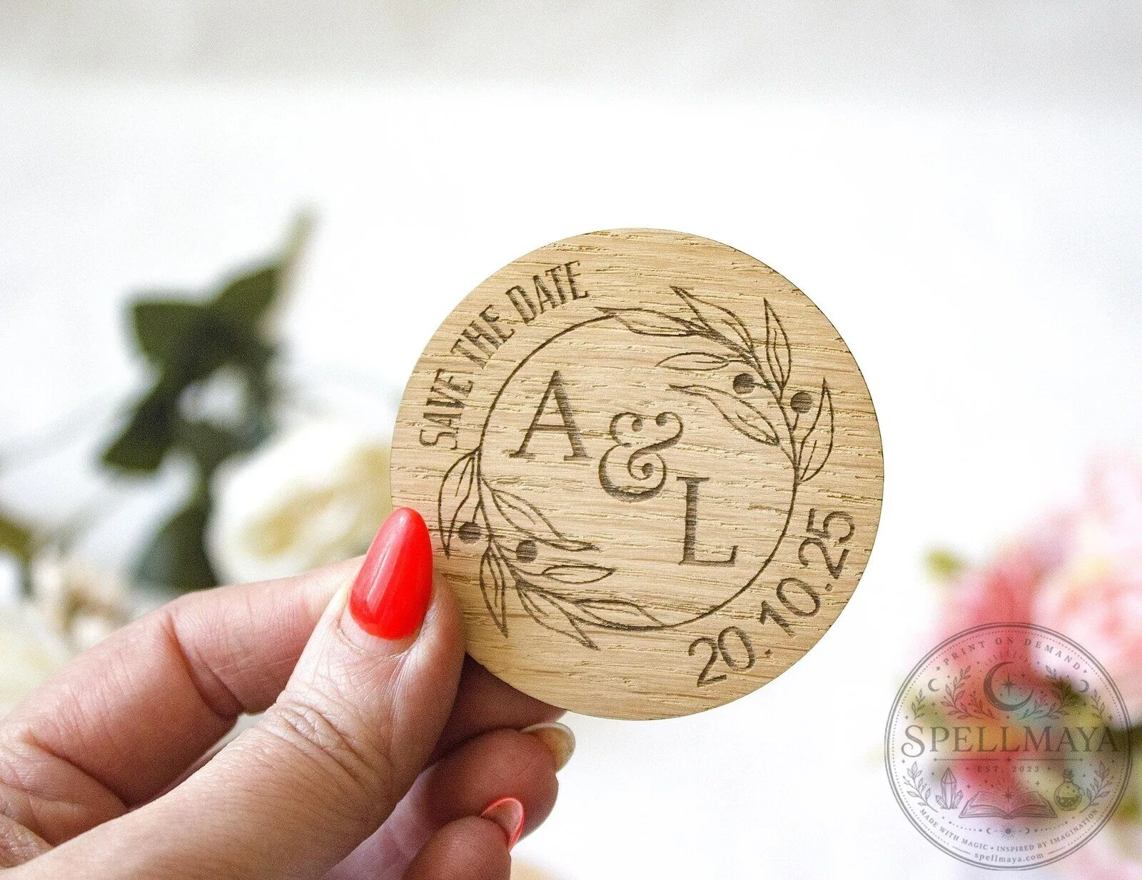 Personalized Save The Date Wedding Favor Magnet Rustic Wooden Custom Invitation 11 Personalized Save The Date Wedding Favor Magnet Rustic Wooden Custom Invitation