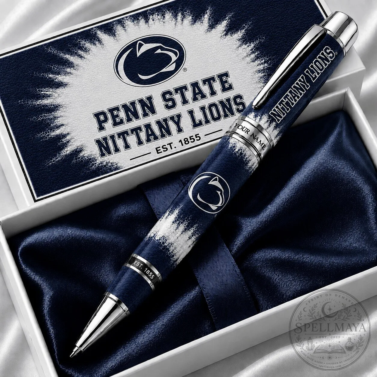 Penn State Nittany Lions NCAA Ballpoint Pen Custom Name Gift for Fan