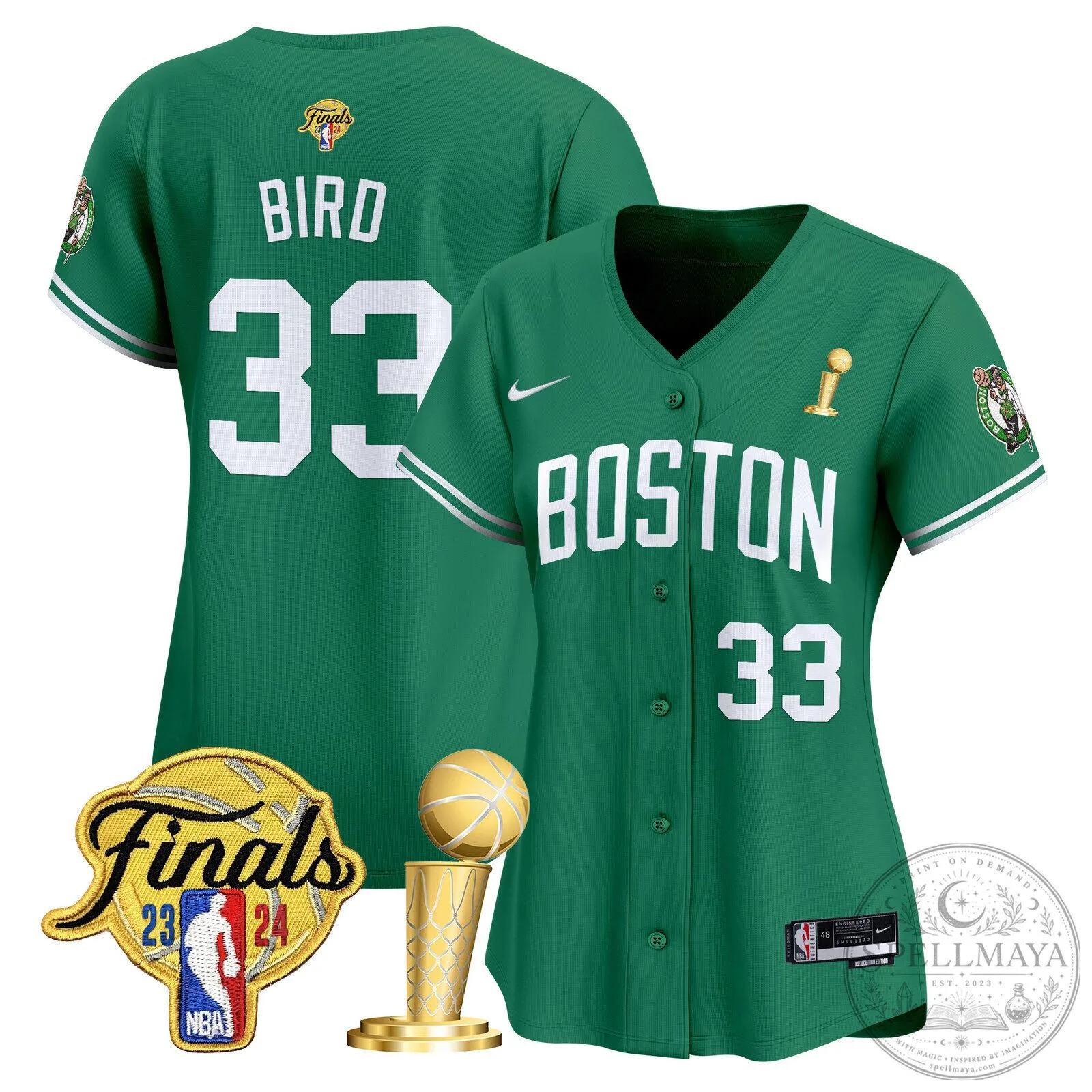 Boston Celtics Jayson Tatum 2024 NBA Finals Champions Baseball Jersey 58 Boston Celtics Jayson Tatum 2024 NBA Finals Champions Baseball Jersey