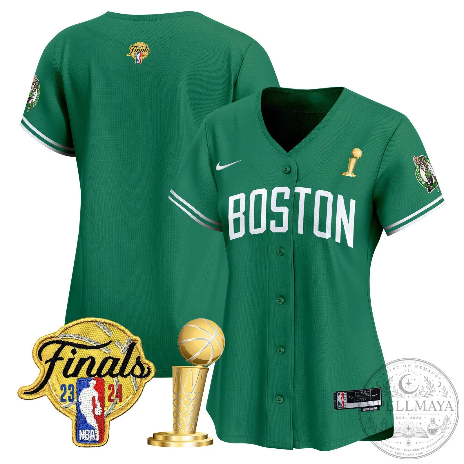 Boston Celtics Jayson Tatum 2024 NBA Finals Champions Baseball Jersey 59 Boston Celtics Jayson Tatum 2024 NBA Finals Champions Baseball Jersey