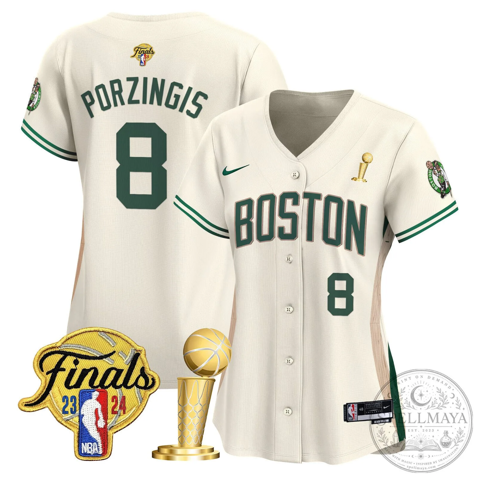 Boston Celtics Jayson Tatum 2024 NBA Finals Champions Baseball Jersey 70 Boston Celtics Jayson Tatum 2024 NBA Finals Champions Baseball Jersey