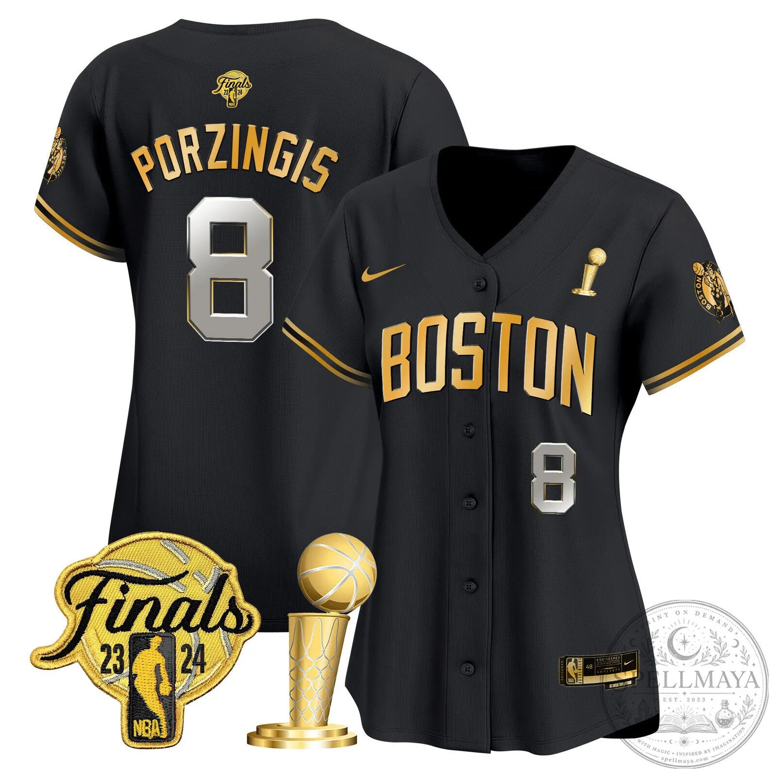 Boston Celtics Jayson Tatum 2024 NBA Finals Champions Baseball Jersey 84 Boston Celtics Jayson Tatum 2024 NBA Finals Champions Baseball Jersey