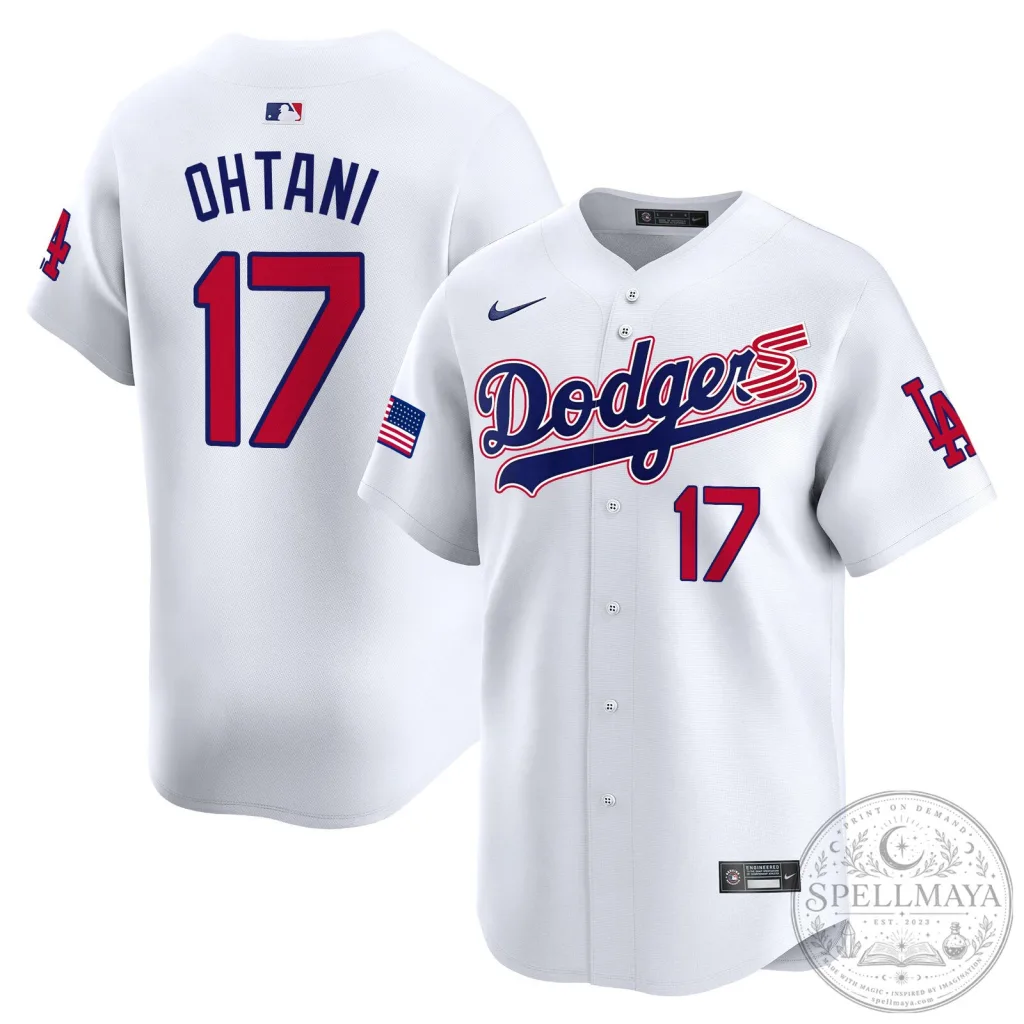 Dodgers Shohei Ohtani 2024 Independence Day Baseball Jersey