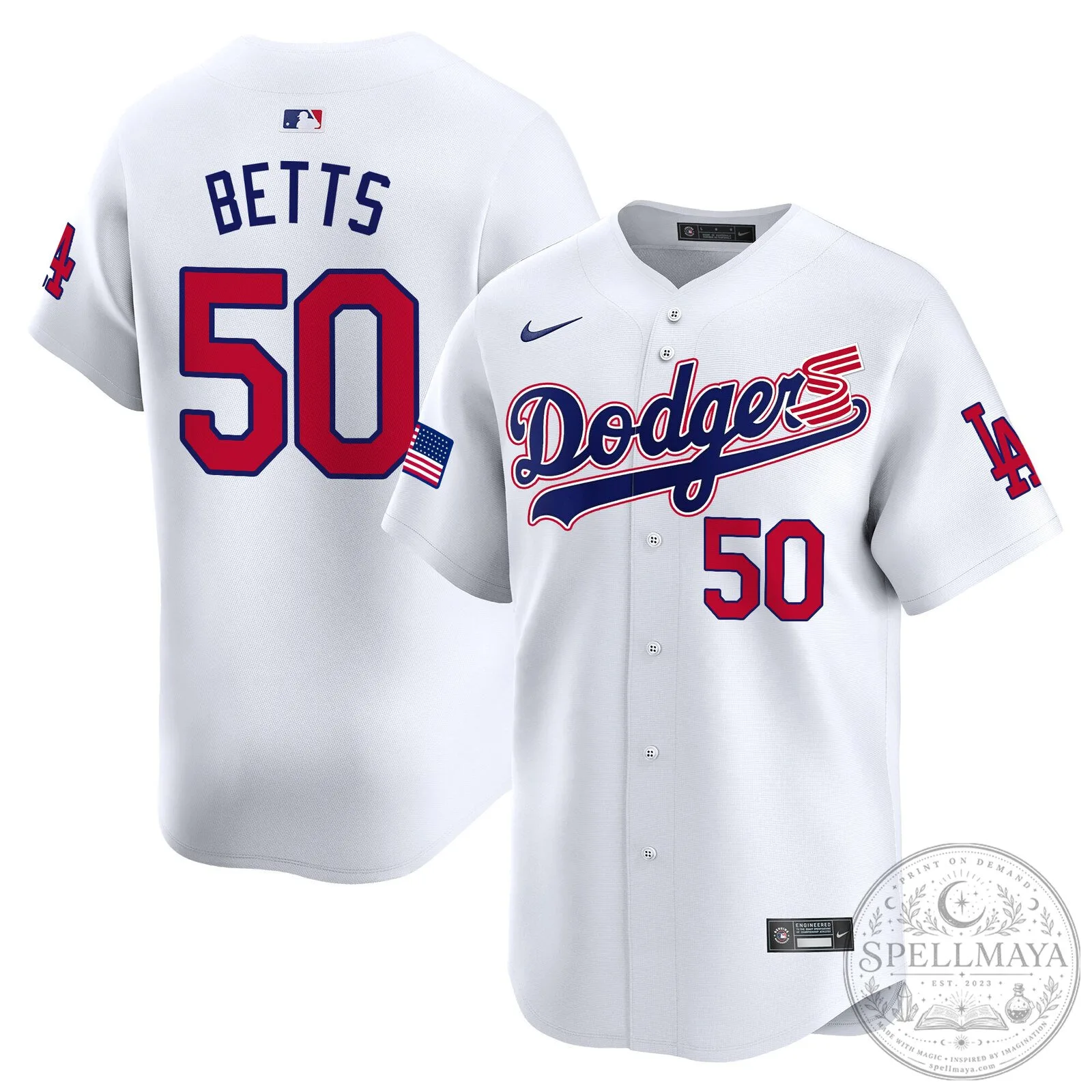 Dodgers Shohei Ohtani 2024 Independence Day Baseball Jersey 36 Dodgers Shohei Ohtani 2024 Independence Day Baseball Jersey