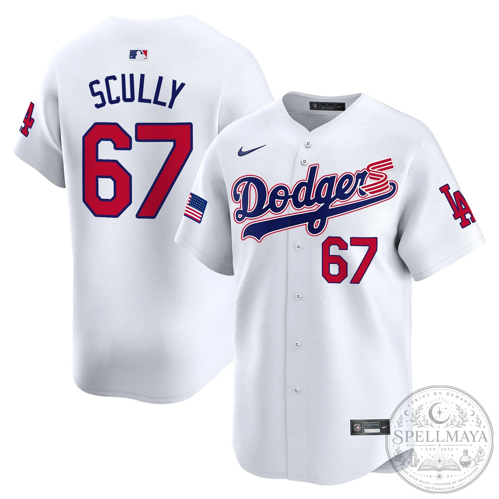 Dodgers Shohei Ohtani 2024 Independence Day Baseball Jersey 38 Dodgers Shohei Ohtani 2024 Independence Day Baseball Jersey