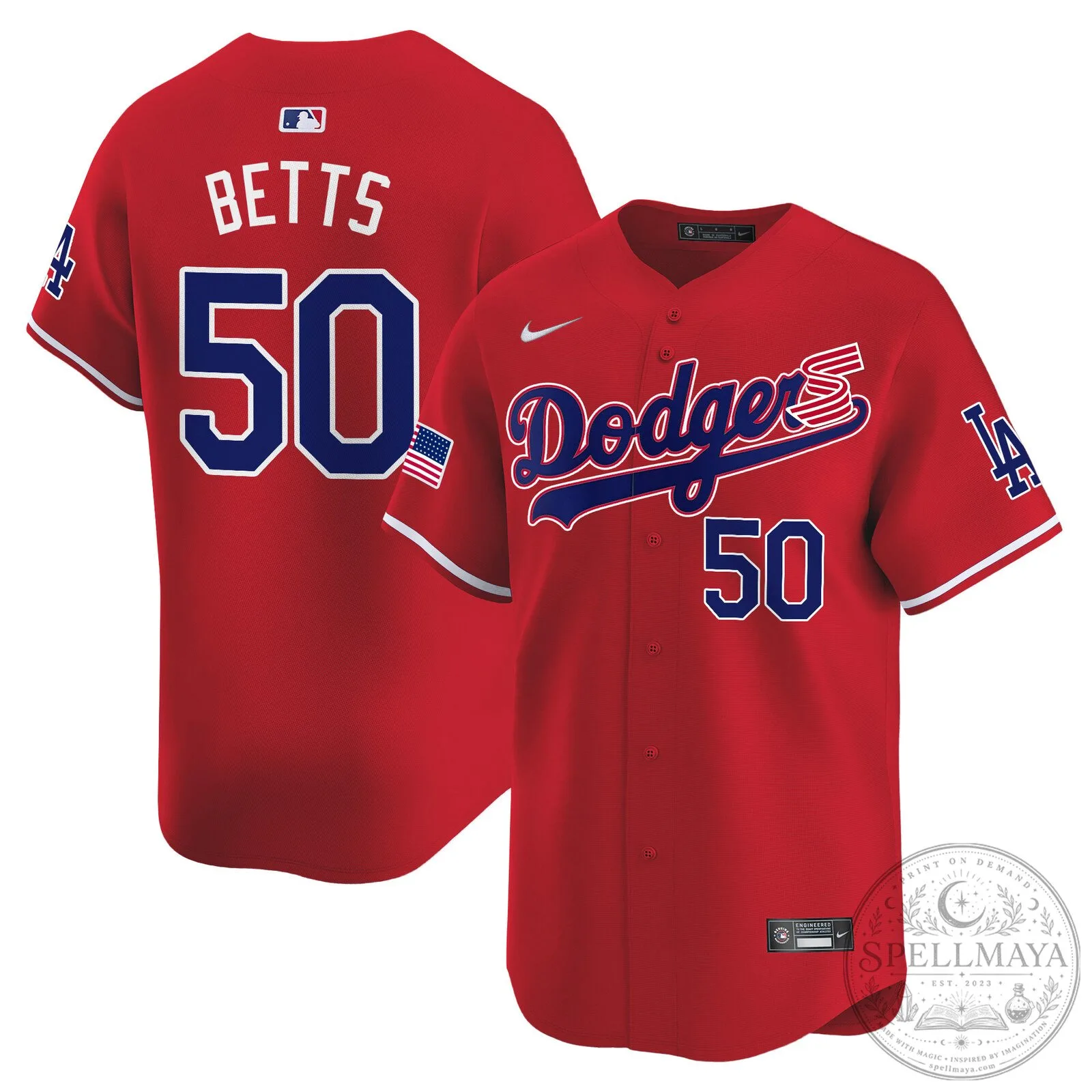 Dodgers Shohei Ohtani 2024 Independence Day Baseball Jersey 46 Dodgers Shohei Ohtani 2024 Independence Day Baseball Jersey