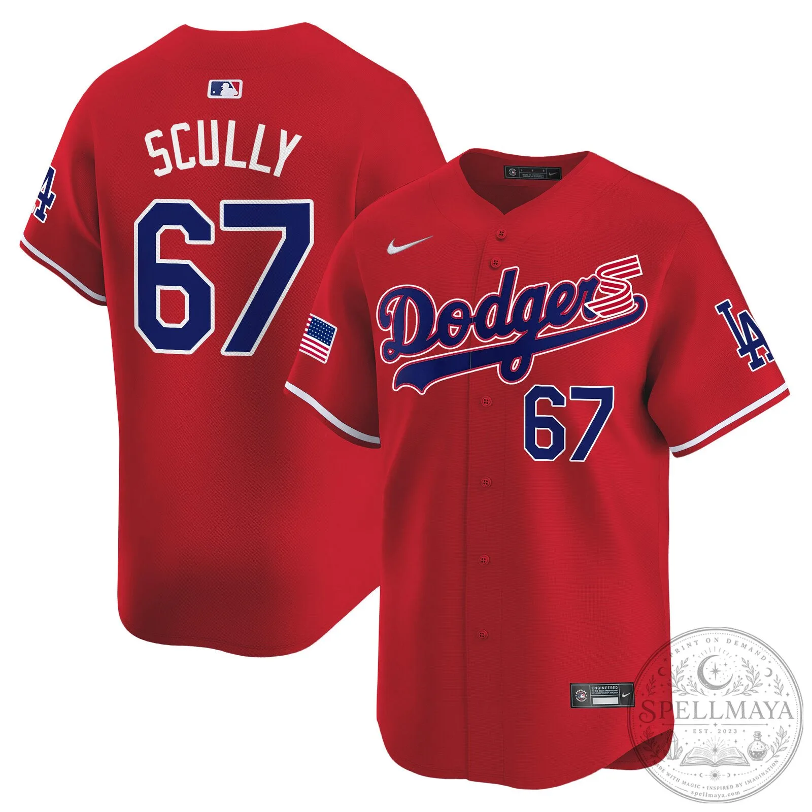 Dodgers Shohei Ohtani 2024 Independence Day Baseball Jersey 48 Dodgers Shohei Ohtani 2024 Independence Day Baseball Jersey