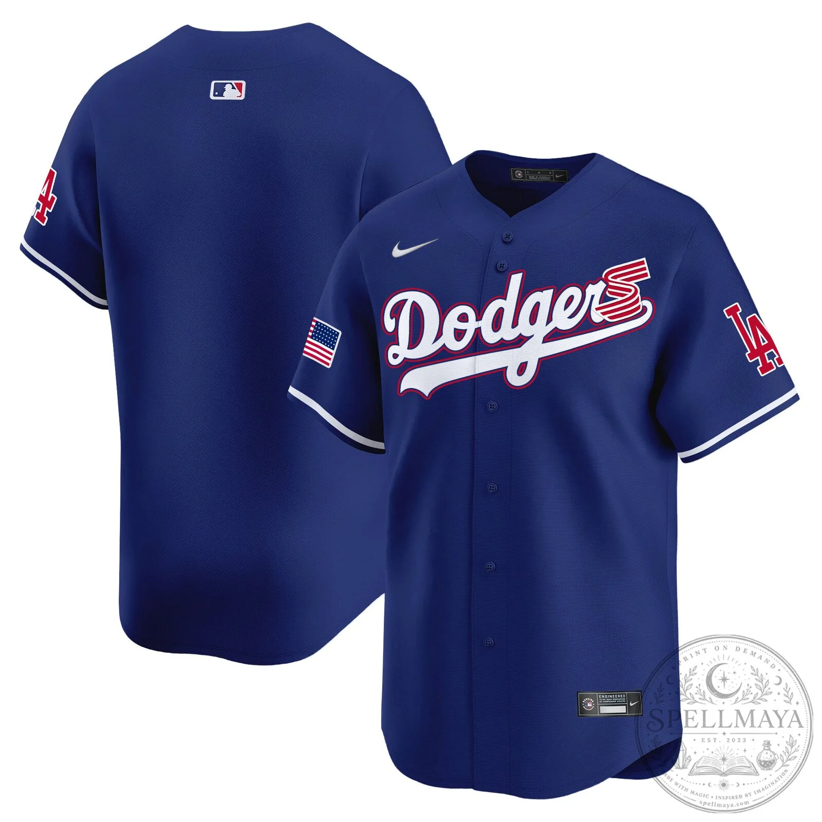 Dodgers Shohei Ohtani 2024 Independence Day Baseball Jersey 63 Dodgers Shohei Ohtani 2024 Independence Day Baseball Jersey