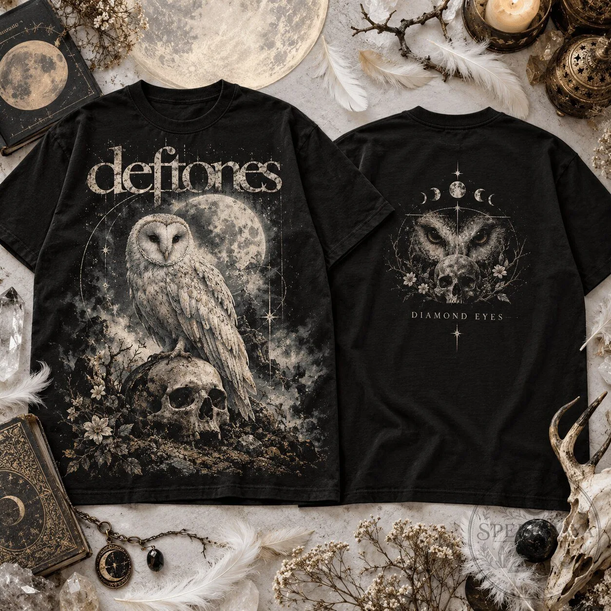 Deftones Diamond Eyes Mystic Owl Band T-Shirt