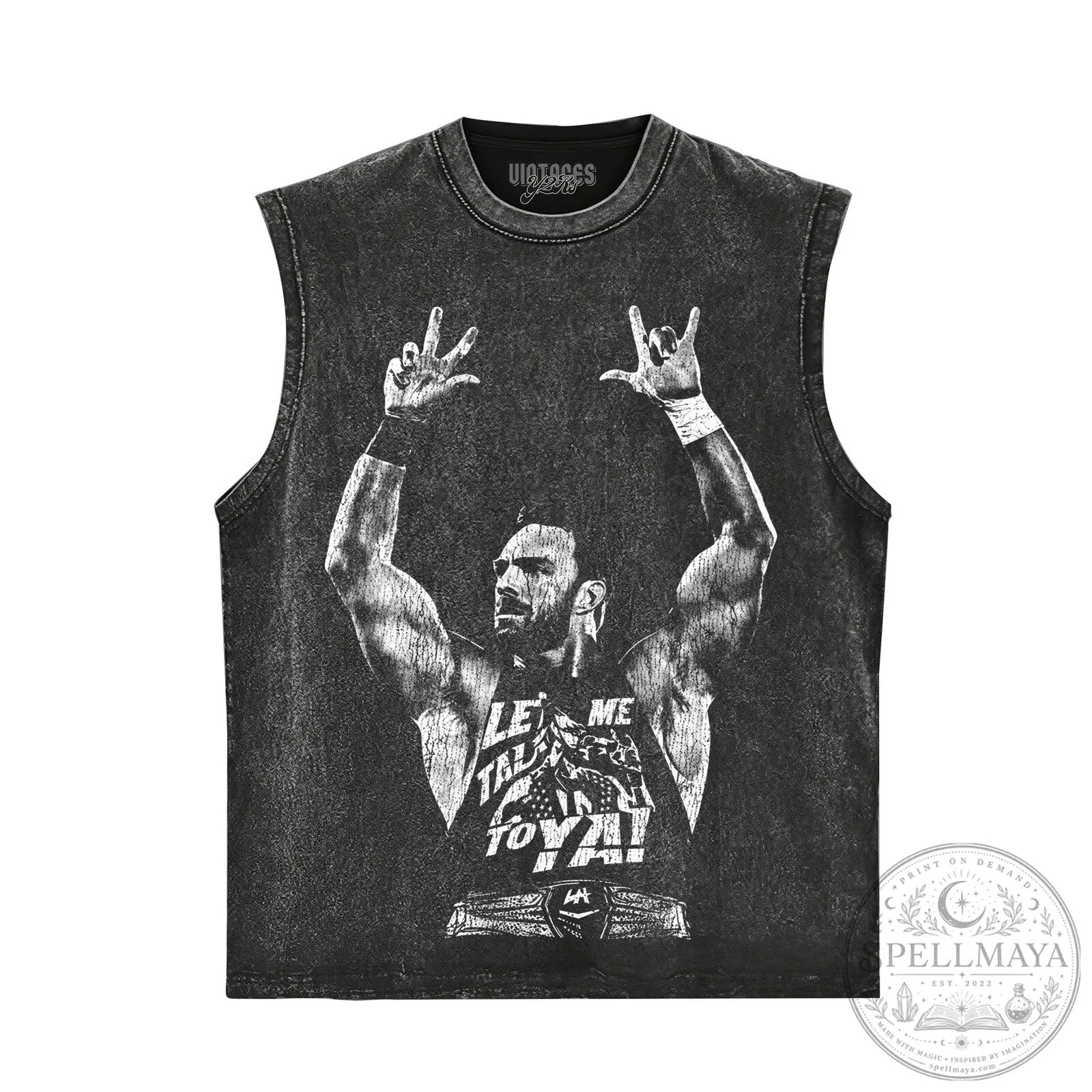 LA Knight Vintage Professional Wrestler Black and White Portrait T-Shirt 13 LA Knight Vintage Professional Wrestler Black and White Portrait T-Shirt