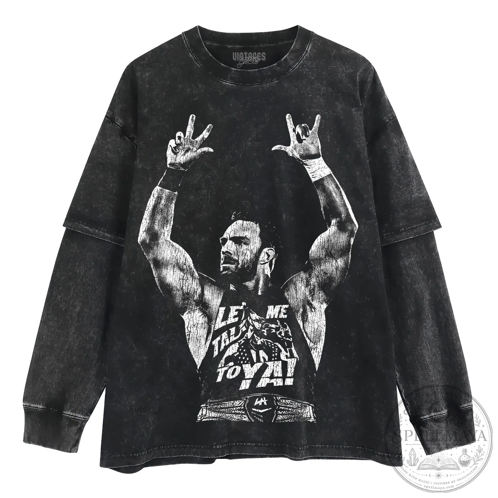 LA Knight Vintage Professional Wrestler Black and White Portrait T-Shirt 14 LA Knight Vintage Professional Wrestler Black and White Portrait T-Shirt