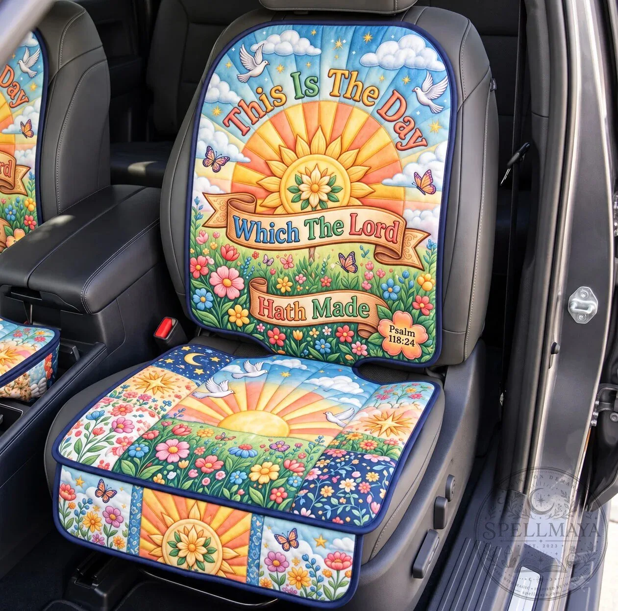 This Is The Day Which The Lord Hath Made Christian Car Seat Protector