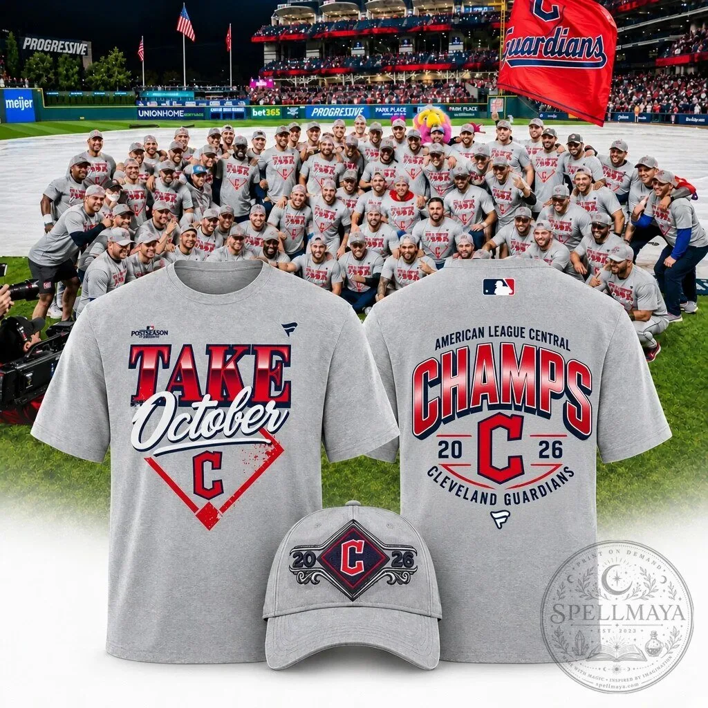 Cleveland Guardians 2026 American League Central Champs Take October T-Shirt