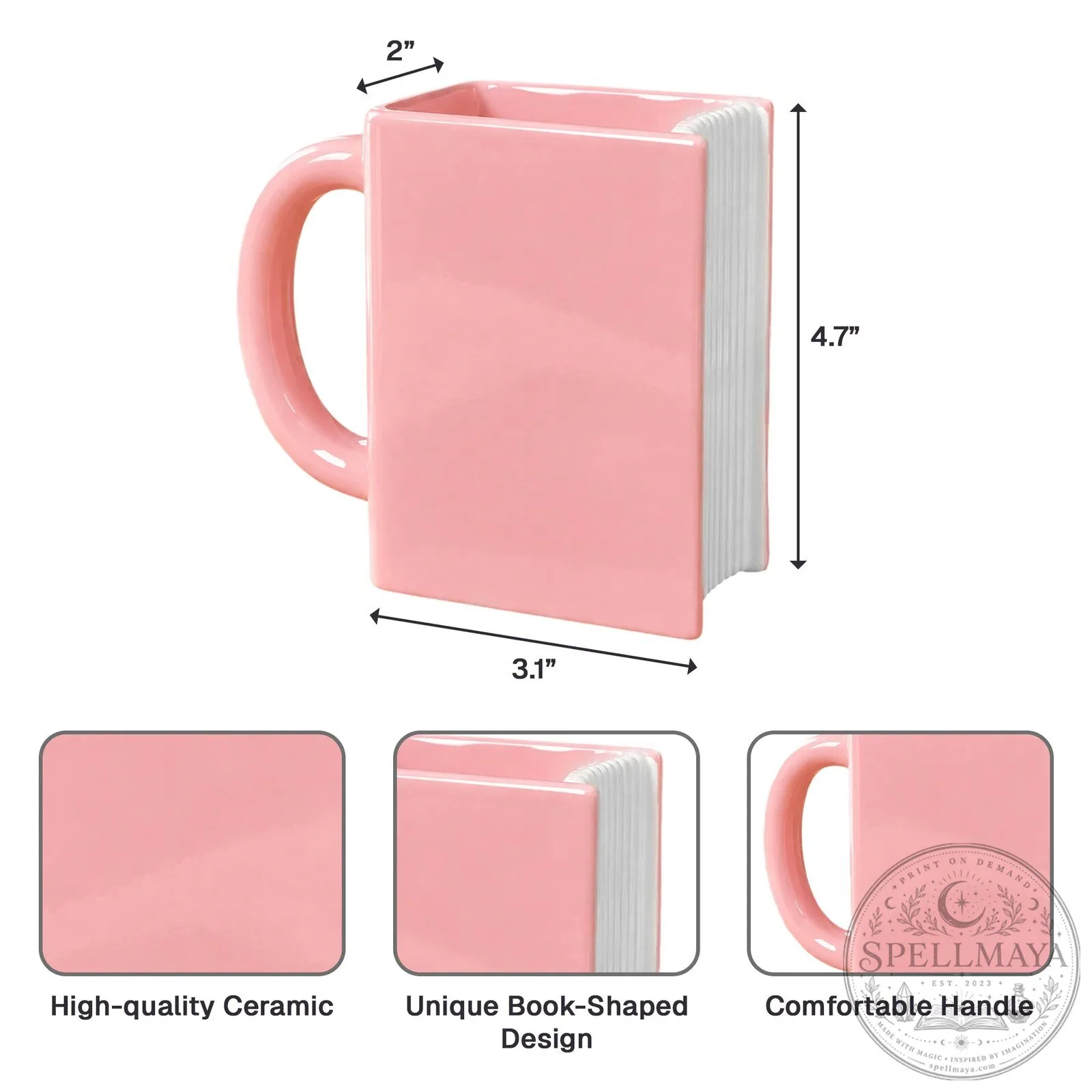A Well-Read Woman Is A Dangerous Creature Personalized Book Mug 15 A Well-Read Woman Is A Dangerous Creature Personalized Book Mug