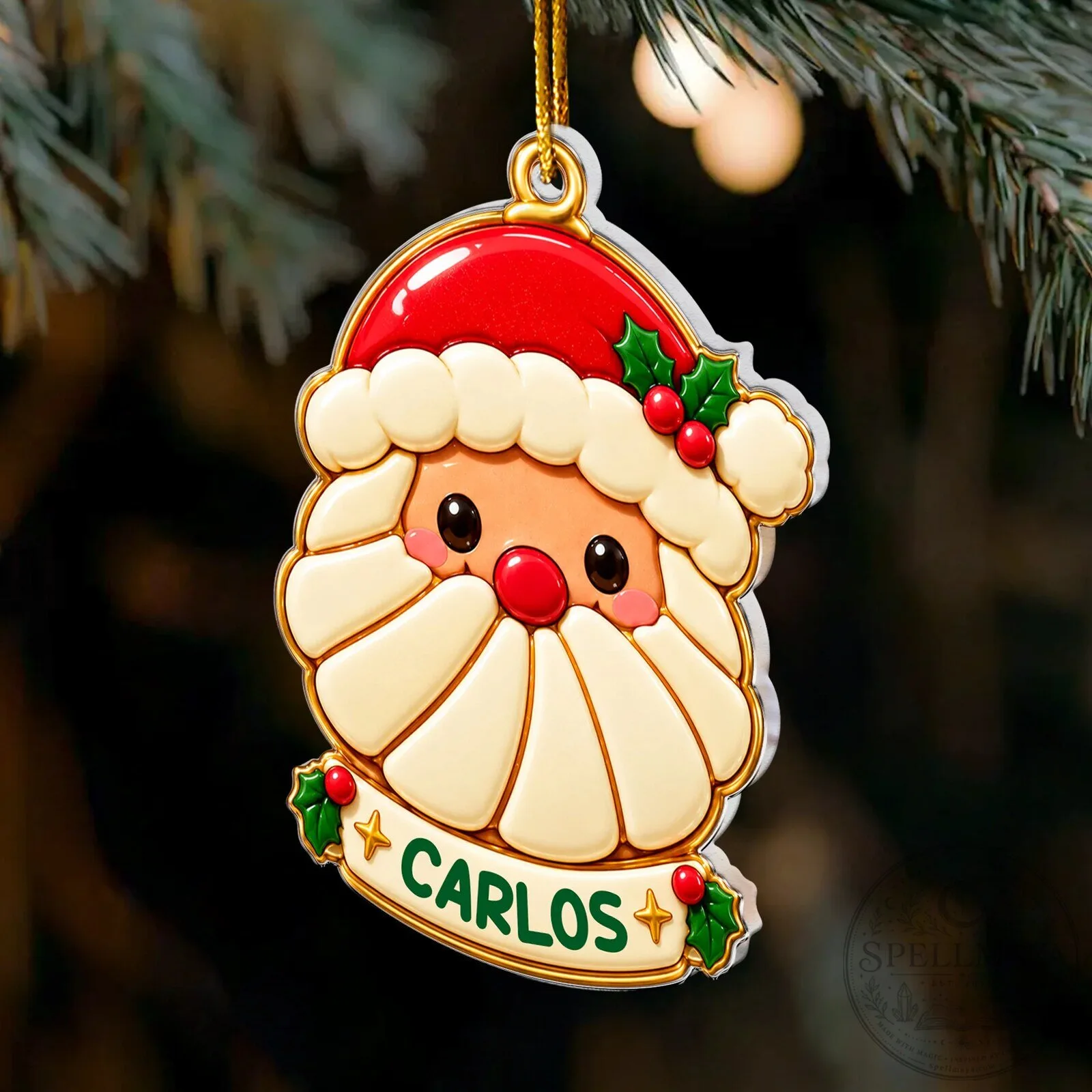 Personalized Concha Pan Dulce Christmas Ornament Custom Name Holiday Decoration 14 Personalized Concha Pan Dulce Christmas Ornament Custom Name Holiday Decoration