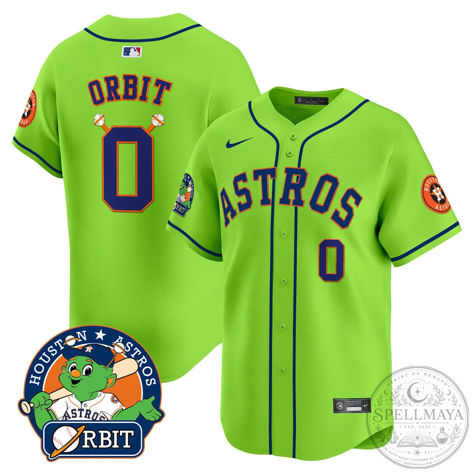 Houston Astros Jose Altuve Youth Green Replica Baseball Jersey 51 Houston Astros Jose Altuve Youth Green Replica Baseball Jersey