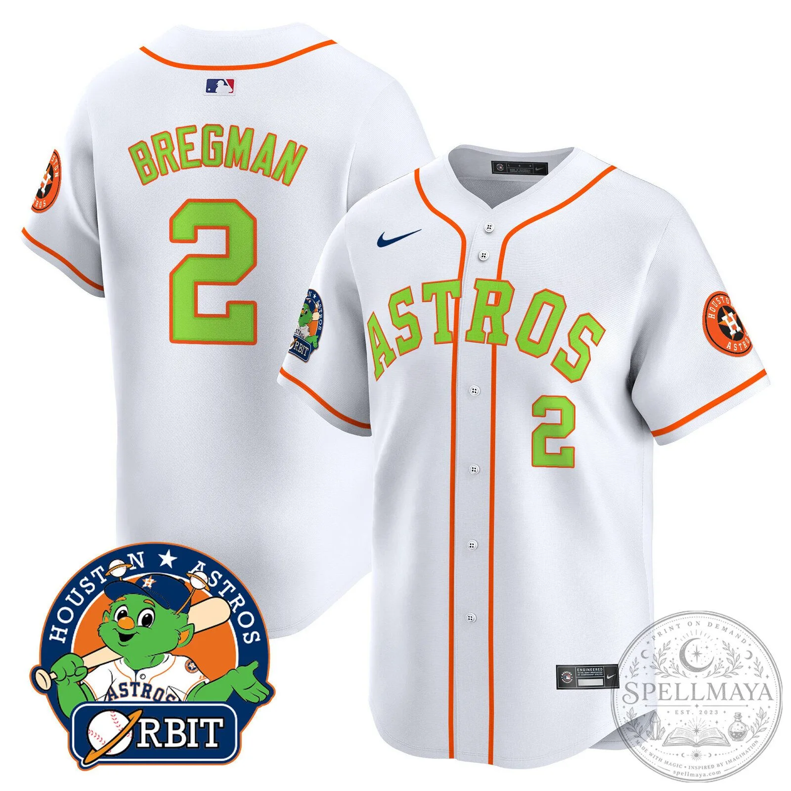 Houston Astros Jose Altuve Youth Green Replica Baseball Jersey 61 Houston Astros Jose Altuve Youth Green Replica Baseball Jersey